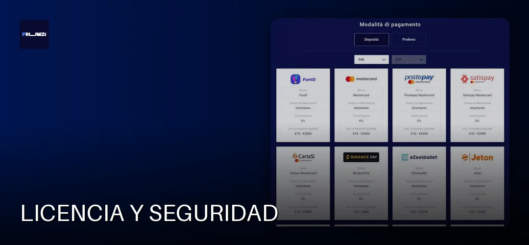 Licencia y seguridad